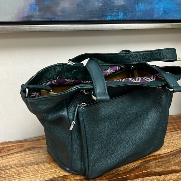 Perlina Handbags - Green Perlina tote bag